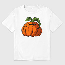 Мужская футболка оверсайз Сердитый тыквенсон