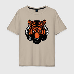 Мужская футболка оверсайз Bad Tiger