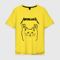 Мужская футболка оверсайз METALLICA МЕТАЛЛИКА