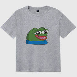 Мужская футболка оверсайз Pepe happy Пепе хеппи