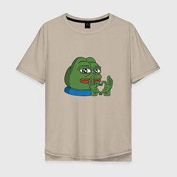 Мужская футболка оверсайз Pepe love пепе лов