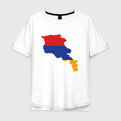 Мужская футболка оверсайз Map Armenia