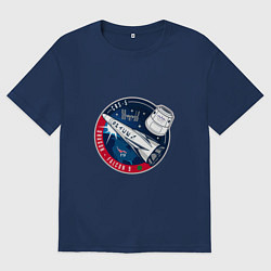 Мужская футболка оверсайз SPACE X CRS-5