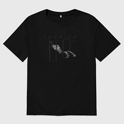 Футболка оверсайз мужская Erotic, цвет: черный