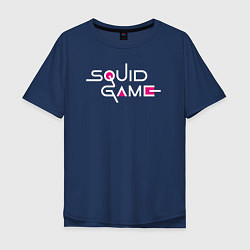 Мужская футболка оверсайз Squid Game: Logo