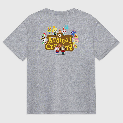 Мужская футболка оверсайз AC Isabel / Меланж – фото 2