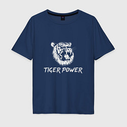 Мужская футболка оверсайз Power of Tiger