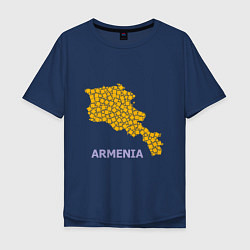 Мужская футболка оверсайз Golden Armenia