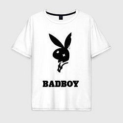 Футболка оверсайз мужская BAD BOY PLAYBOY, цвет: белый