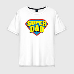 Мужская футболка оверсайз Супер отец