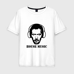 Мужская футболка оверсайз Dr House music