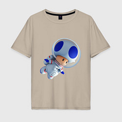Мужская футболка оверсайз Space Toad