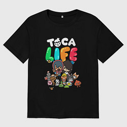 Футболка оверсайз мужская Toca Life, цвет: черный