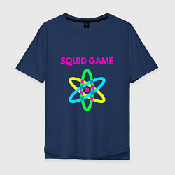 Футболка оверсайз мужская Squid Game Atom, цвет: тёмно-синий