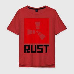 Мужская футболка оверсайз Rust