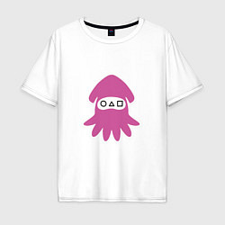 Мужская футболка оверсайз Squid Pink