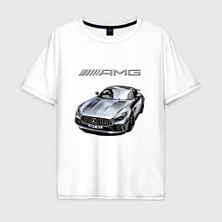 Мужская футболка оверсайз Mercedes AMG Racing Team