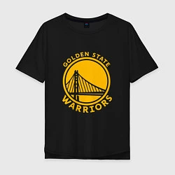 Мужская футболка оверсайз Golden state Warriors NBA