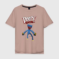 Мужская футболка оверсайз Poppy Playtime: Monster Huggy