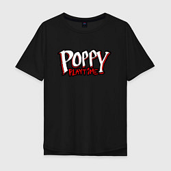 Мужская футболка оверсайз Poppy Playtime: Logo