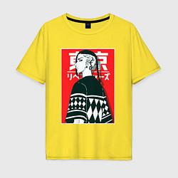 Мужская футболка оверсайз ТОКИЙСКИЕ МСТИТЕЛИ TOKYO REVENGERS ДРАКЕН