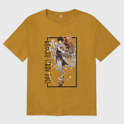 Мужская футболка оверсайз Дазай Осаму великий из бродячих псов