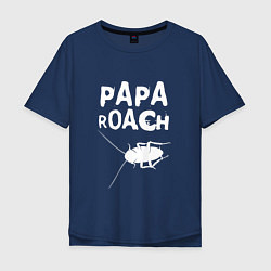 Мужская футболка оверсайз Papa roach Таракан