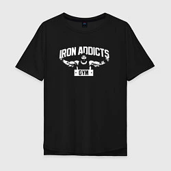 Мужская футболка оверсайз Iron Addicts Gym