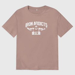 Мужская футболка оверсайз Iron Addicts Gym