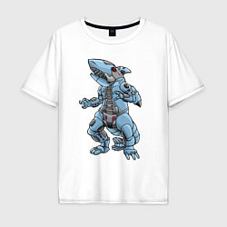 Мужская футболка оверсайз Cyber - Shark 2022