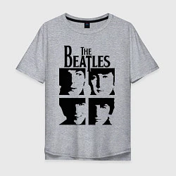 Мужская футболка оверсайз The Beatles - legendary group!