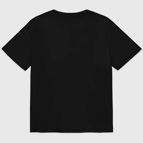 Мужская футболка оверсайз Resting Grinch Face / Черный – фото 2