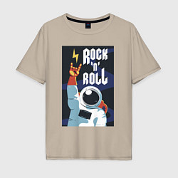 Мужская футболка оверсайз Space Rocknroll