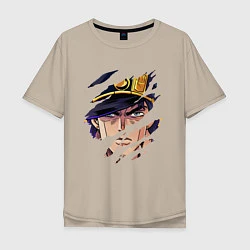 Мужская футболка оверсайз JOJOS BIZARRE ADVENTURE, ГЛАВНЫЙ ГЕРОЙ