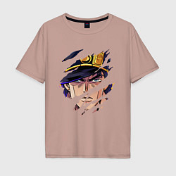 Мужская футболка оверсайз JOJOS BIZARRE ADVENTURE, ГЛАВНЫЙ ГЕРОЙ