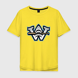 Мужская футболка оверсайз Wilmington sharks - baseball team