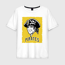 Мужская футболка оверсайз Pittsburgh Pirates baseball