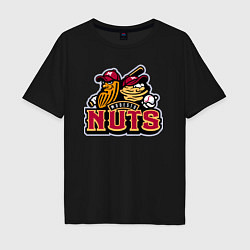 Мужская футболка оверсайз Modesto Nuts -baseball team