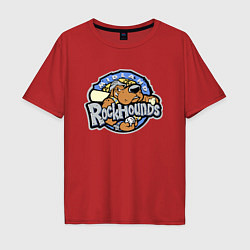 Мужская футболка оверсайз Midland Rockhounds - baseball team