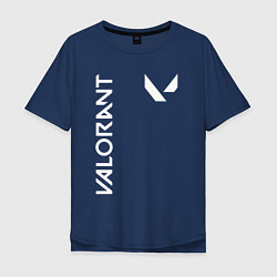 Мужская футболка оверсайз Valorant - Logo