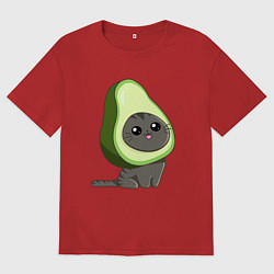 Футболка оверсайз мужская АВОКАТО AVOCATO, цвет: красный