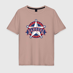 Мужская футболка оверсайз Texas Rangers -baseball team