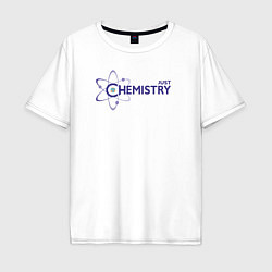 Мужская футболка оверсайз Химия - будущее человечества