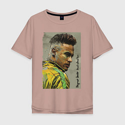Мужская футболка оверсайз Neymar Junior - Brazil national team