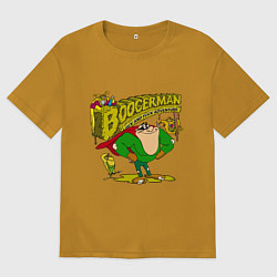 Футболка оверсайз мужская Boogermаn, цвет: горчичный