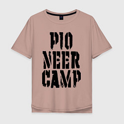 Мужская футболка оверсайз Пионерский лагерь, ностальгия