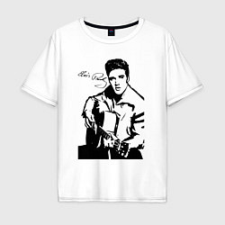 Мужская футболка оверсайз Elvis