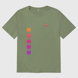 Мужская футболка оверсайз Stray: Gradient