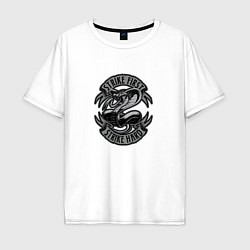 Футболка оверсайз мужская Cobra Kai Logo, цвет: белый