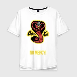 Мужская футболка оверсайз Cobra Kai No mercy!